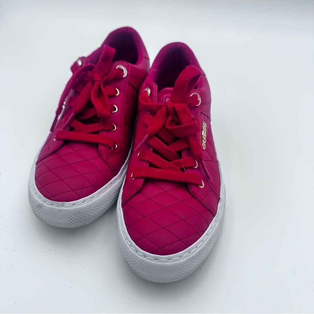 Guess Red Quilted Sneakers size 8